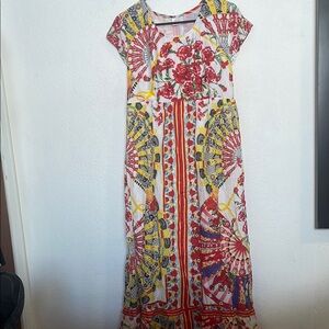 Floral Multicolor Maxi Dress